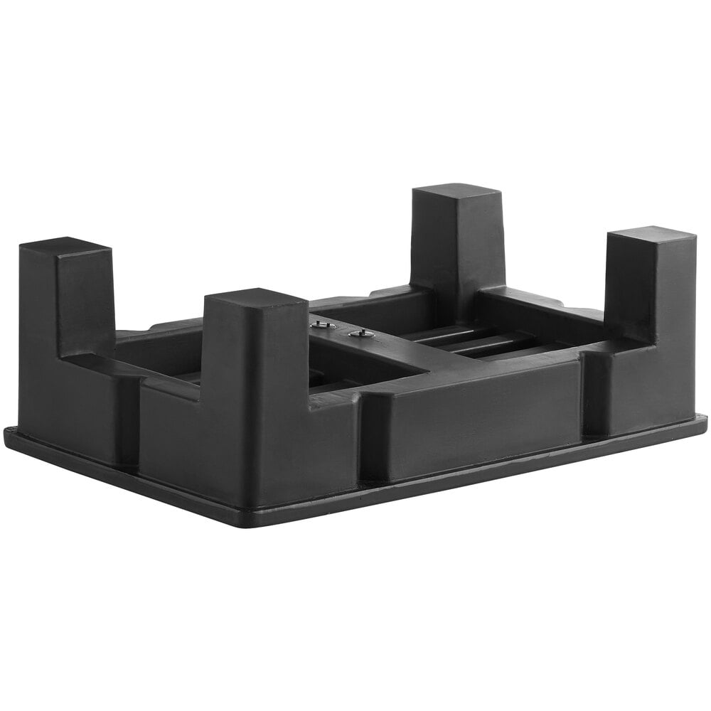 Regency 36" x 22" x 12" Black Plastic HeavyDuty Dunnage Rack with