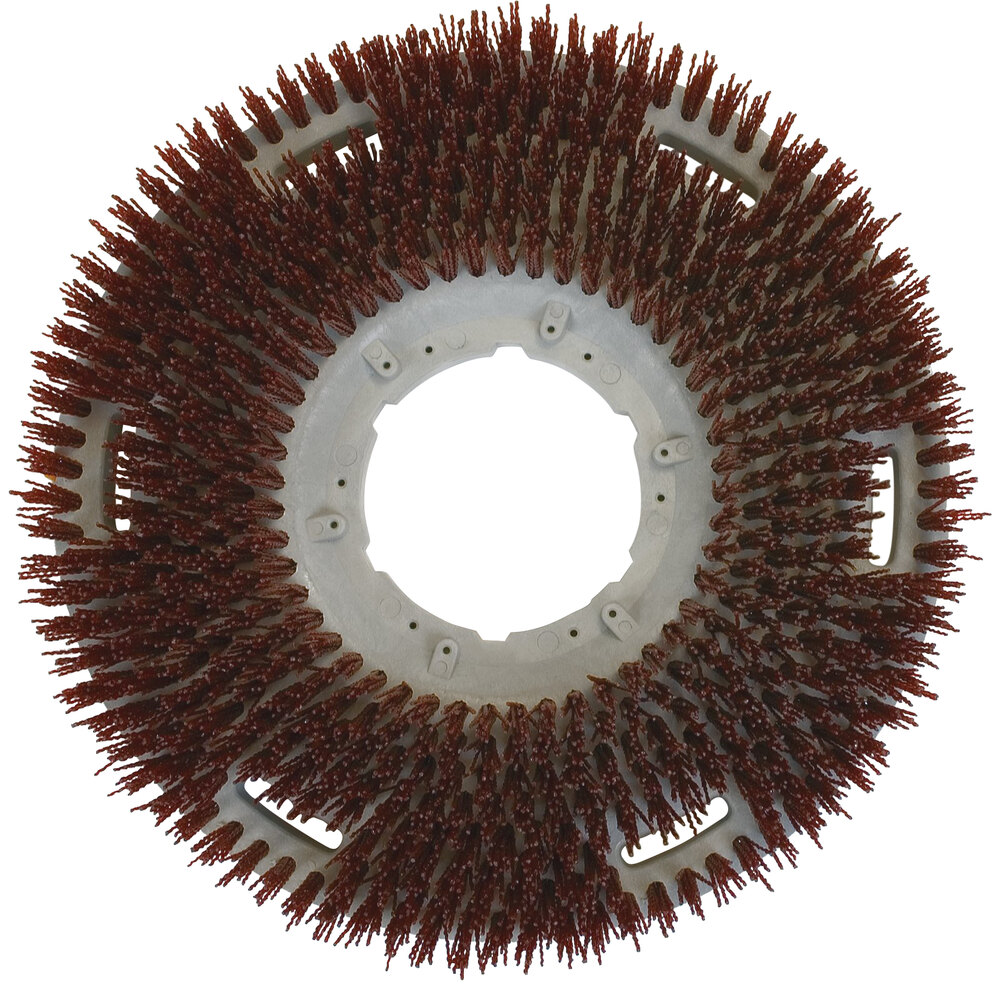 Carlisle 361900G705N StrataGrit 19" Brown Nylon Rotary Industrial