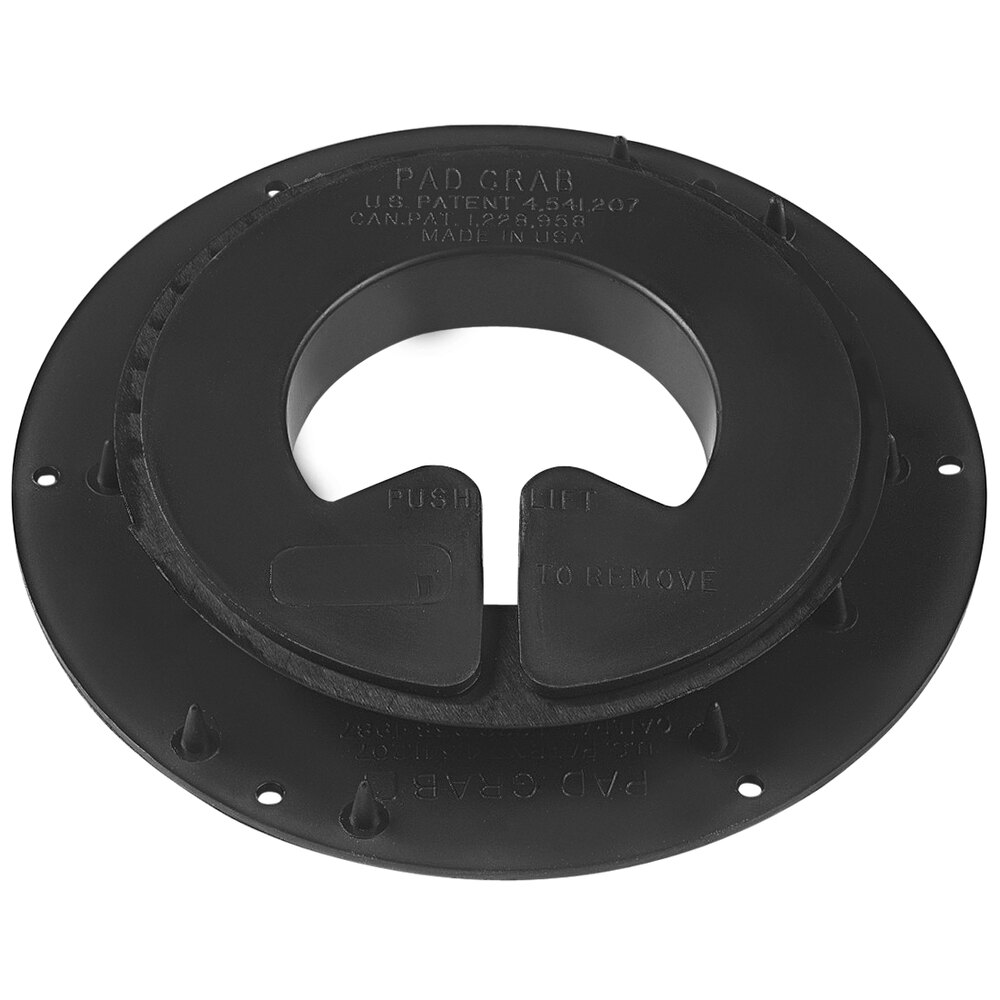 Carlisle 363522 Pad Grab Black Plastic Pad Holder