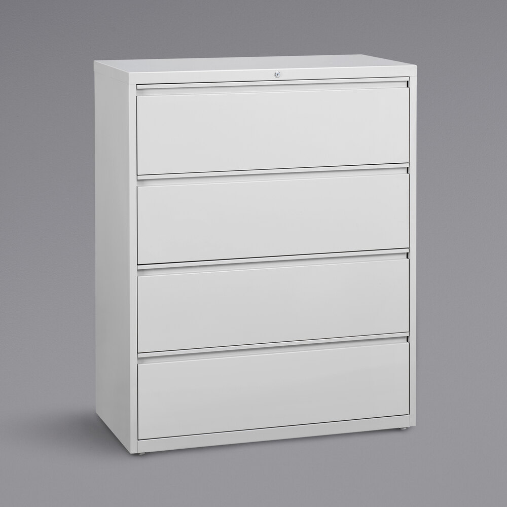 Hirsh Industries 23706 HL8000 Series White FourDrawer Lateral File