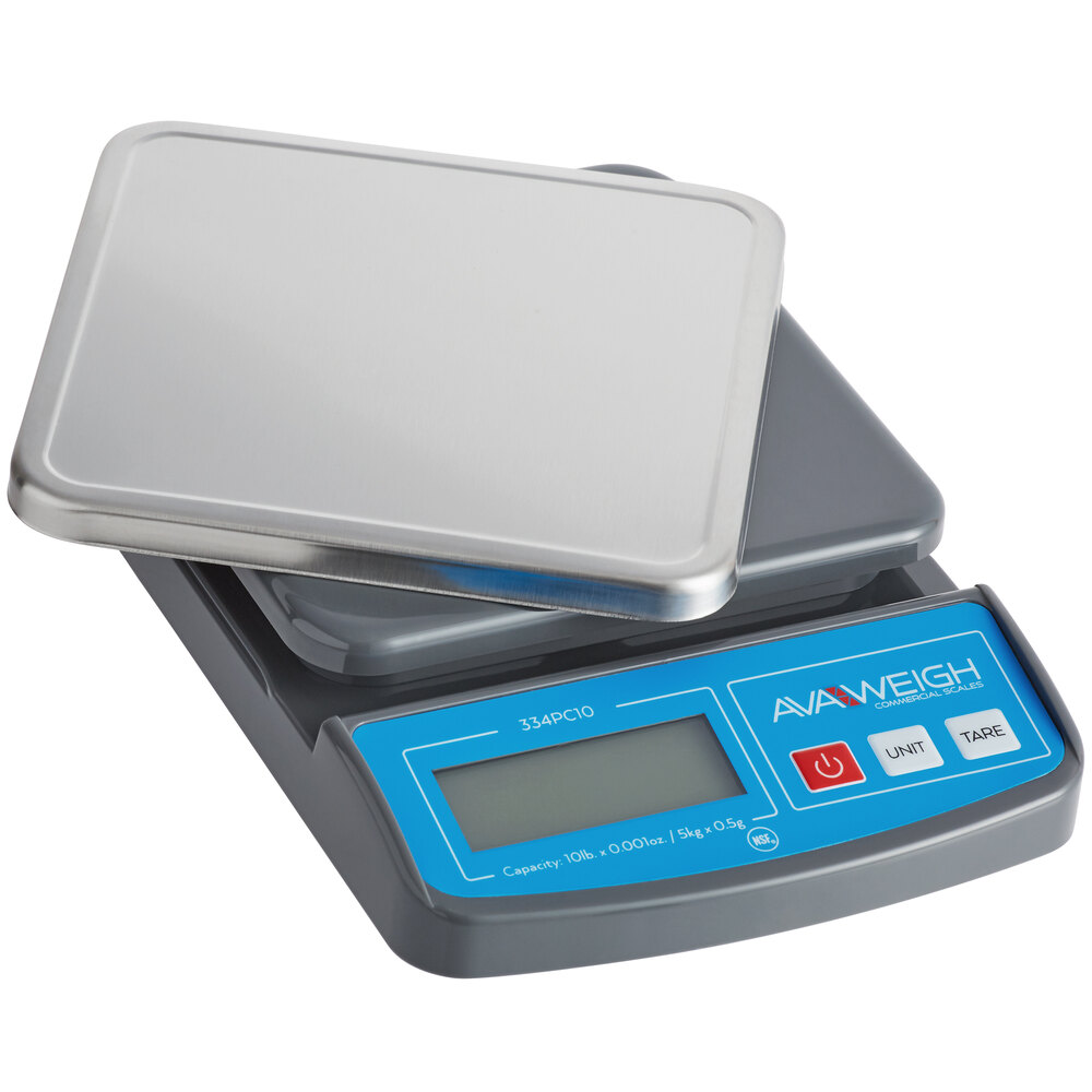 AvaWeigh PC10 10 lb. Compact Digital Portion Control Scale