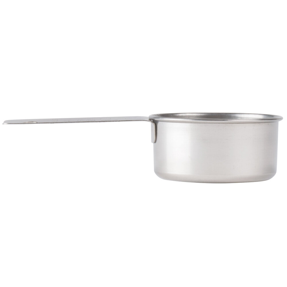 Tablecraft 724A 1/4 Cup Stainless Steel Measuring Cup