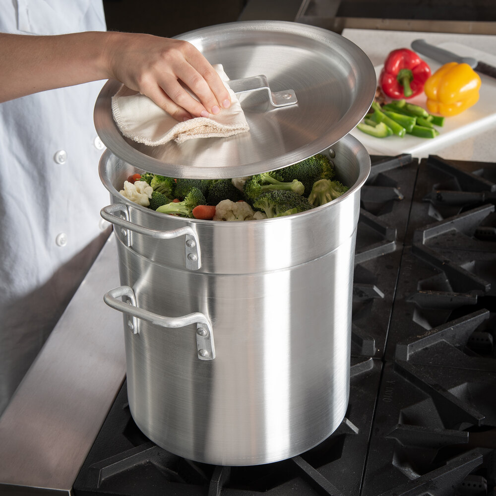 Carlisle 60921 12 Qt. Aluminum Double Boiler