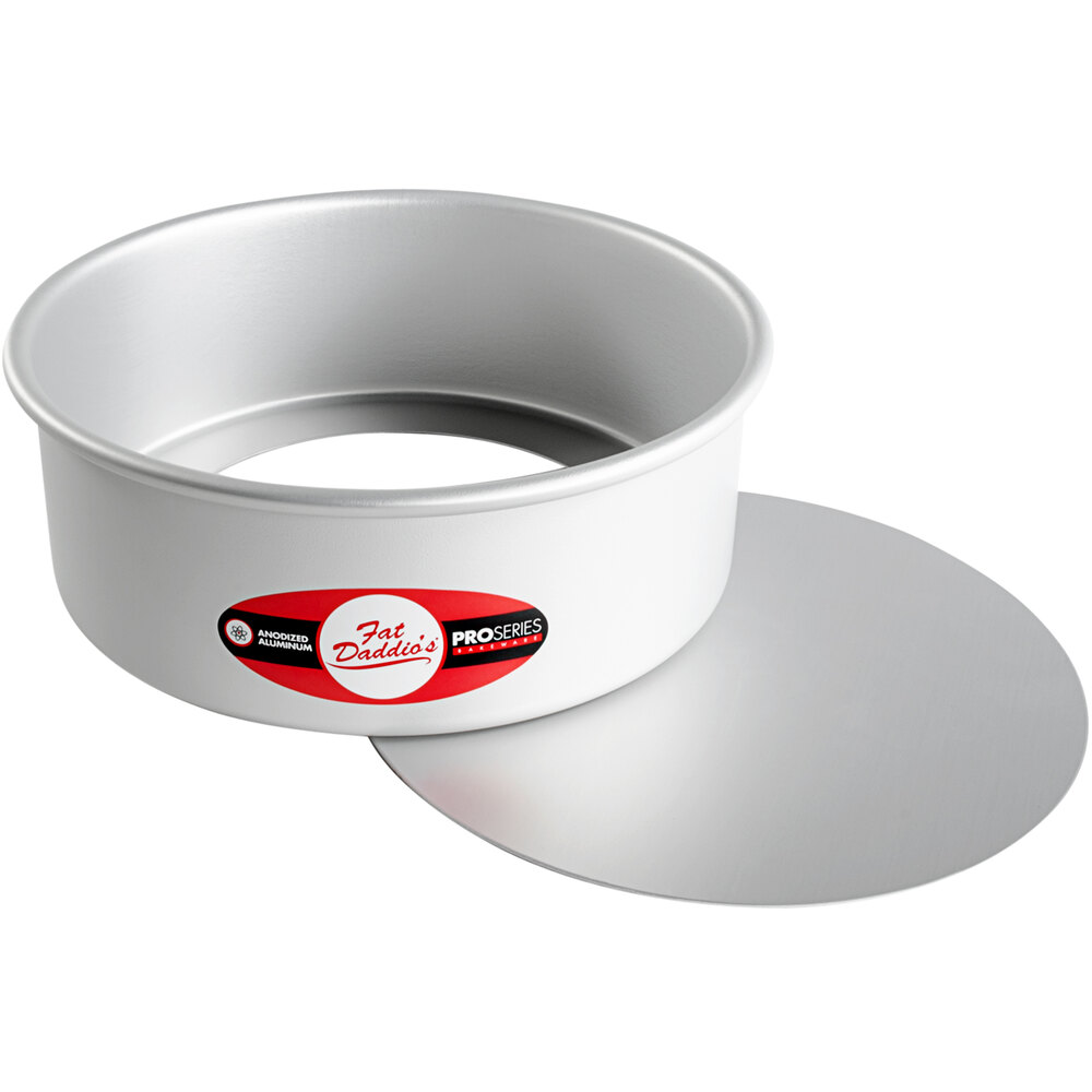 Fat Daddio's Cheesecake Springform (20,4 Cm) – Runde Backform Mit Herausnehmbarem Boden Aus Eloxiertem Aluminium