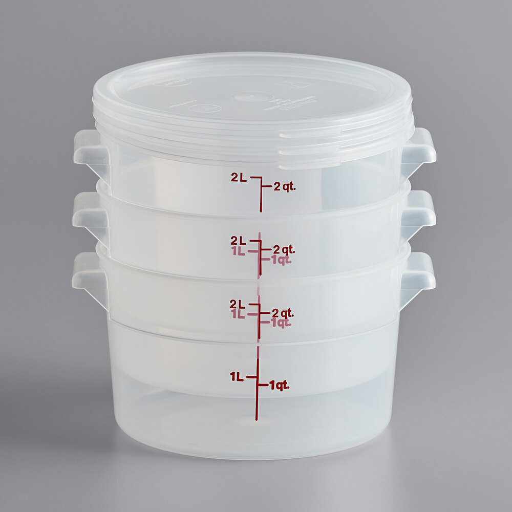 Cambro food storage containers