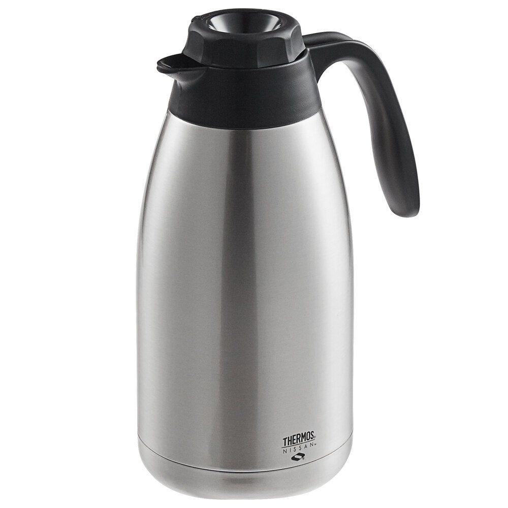 Thermos FN371 64 oz. BrewThru Stainless Steel Vacuum Insulated Carafe