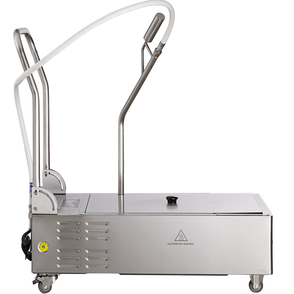 Fryclone 50 lb. Low Profile Portable Fryer Oil Filter Machine with Pump