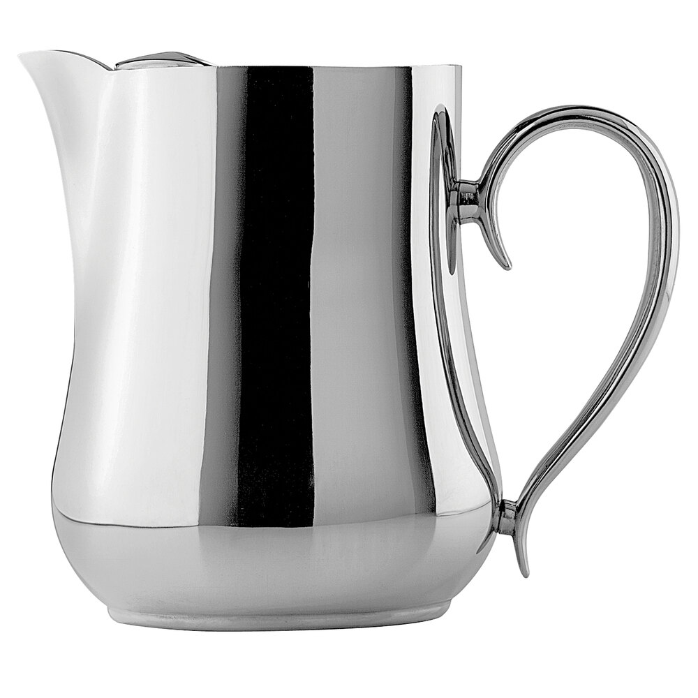 Oneida J0065731A Opera 64 oz. 18/10 Stainless Steel Pitcher with Ice Guard