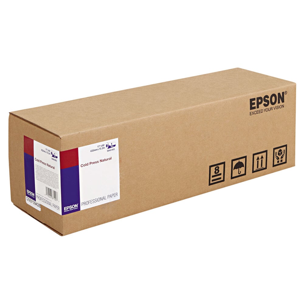 Epson S042303 Cold Press Natural 50' x 17