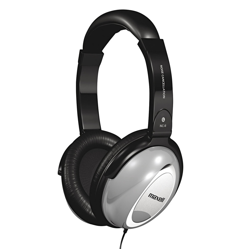 Maxell 190400 HP/NCII Black / Gray Noise Cancelling Headphones