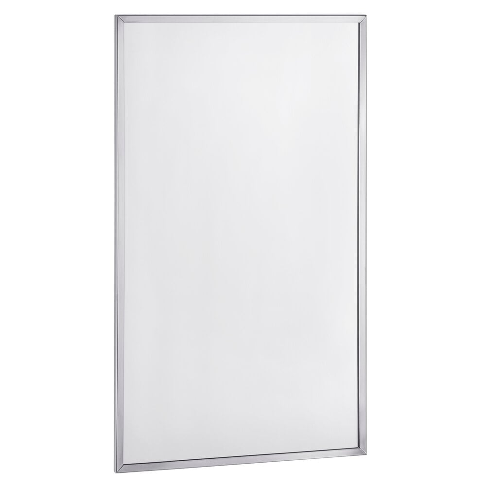 Bobrick B 165 1836 18 X 36 Wall Mounted Mirror With Stainless Steel