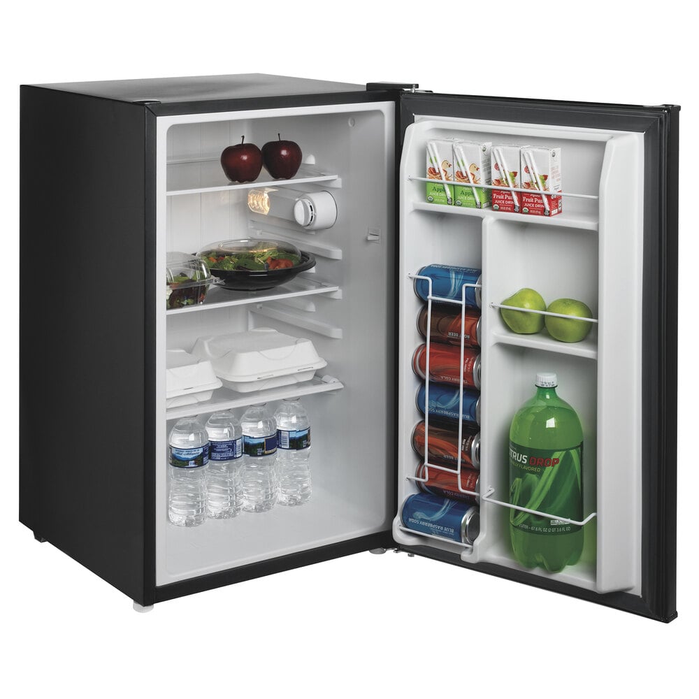 Hamilton Beach HRF300 Black Compact Refrigerator with Reversible Swing ...