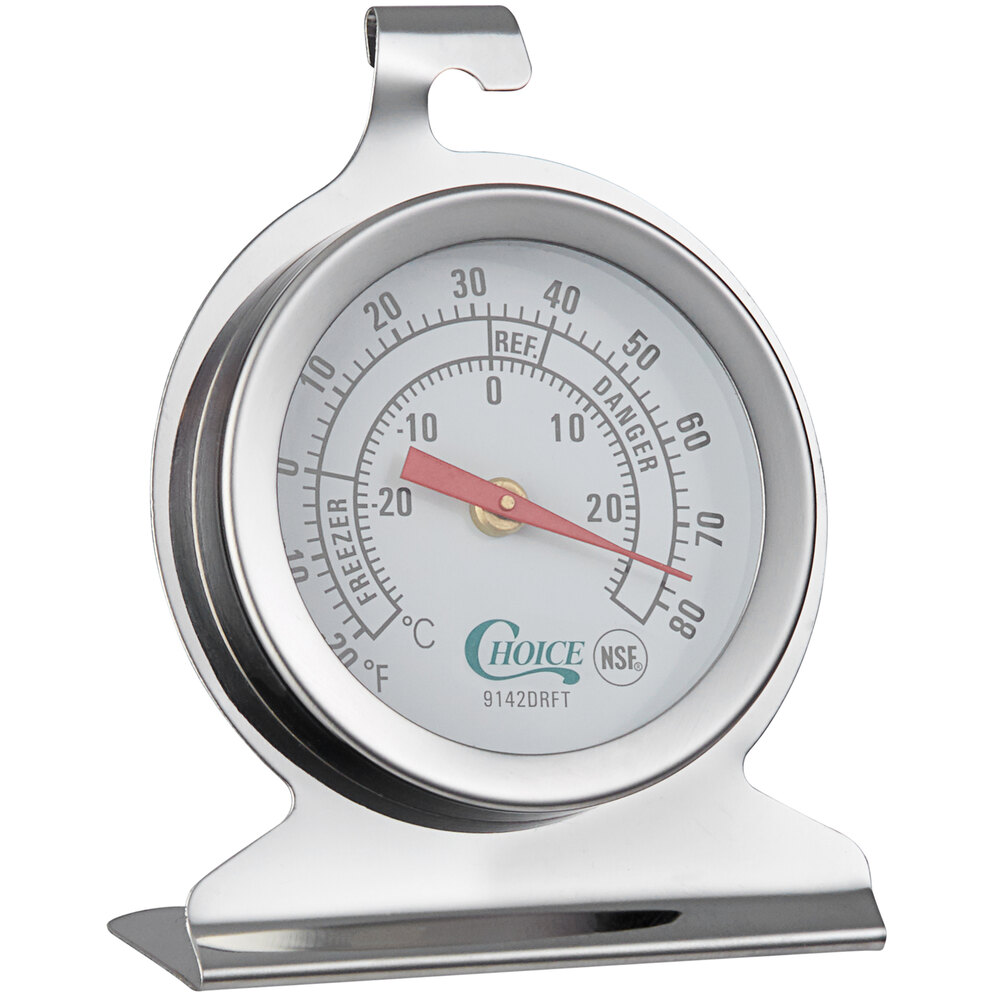 Choice 2" Dial Refrigerator / Freezer Thermometer