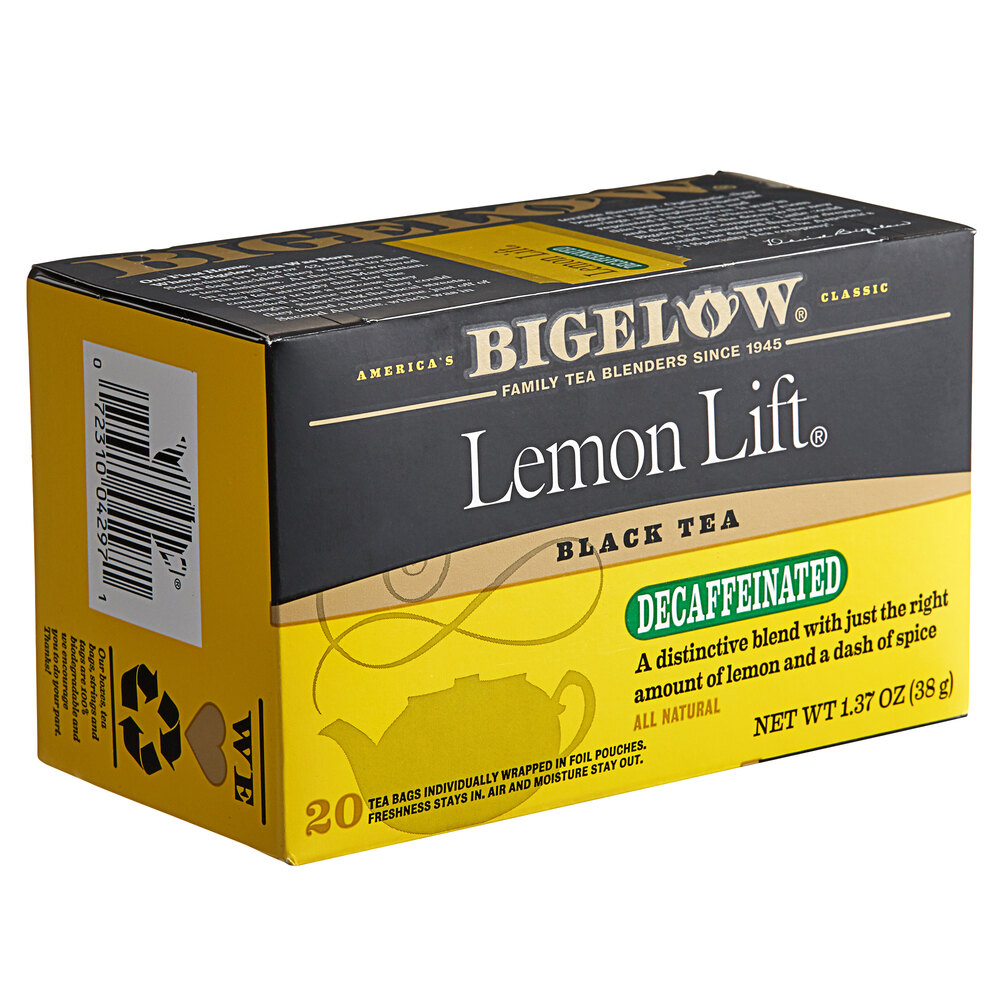 Bigelow Lemon Lift Decaffeinated Tea Bags 20/Box