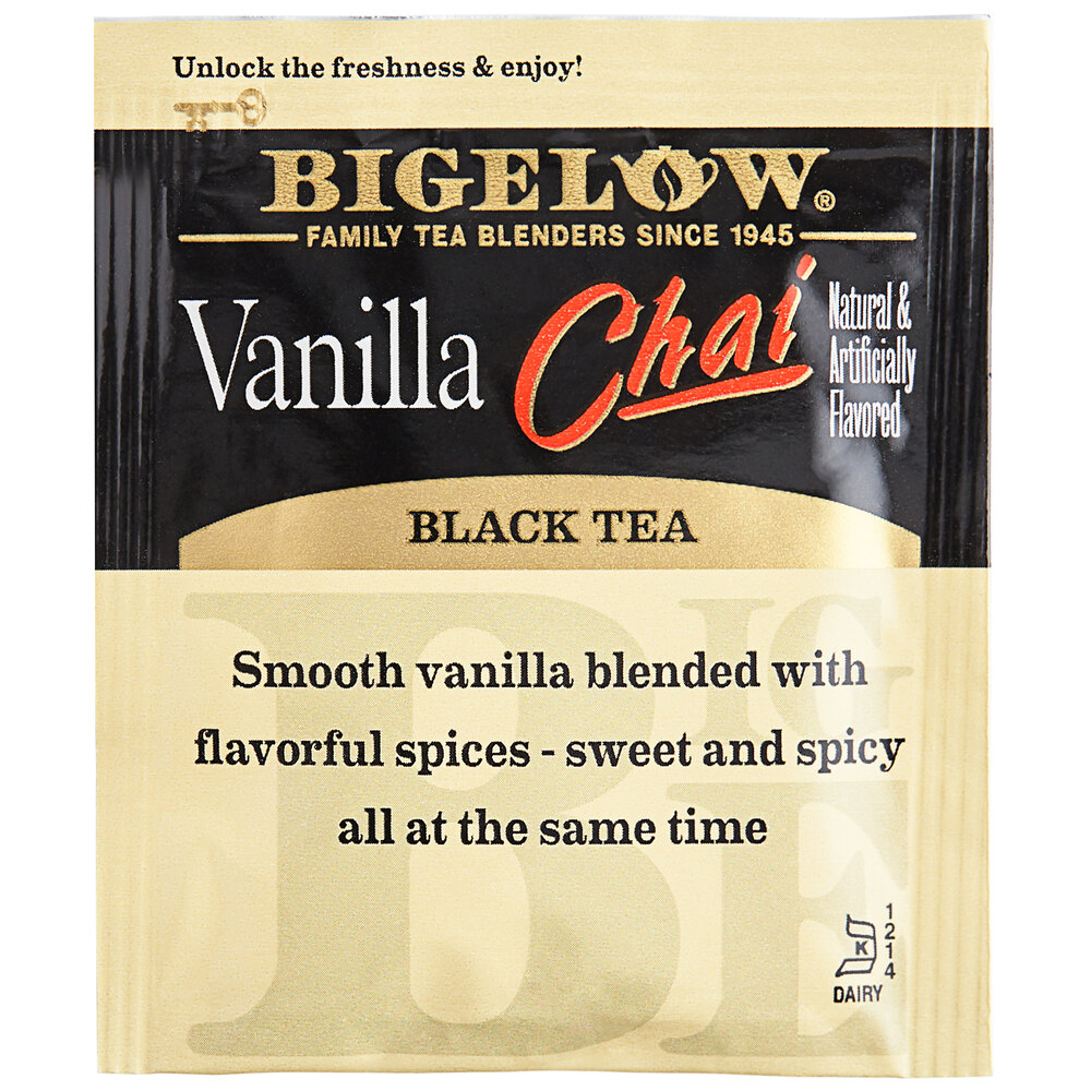 Bigelow Vanilla Chai Tea Bags - 28/Box