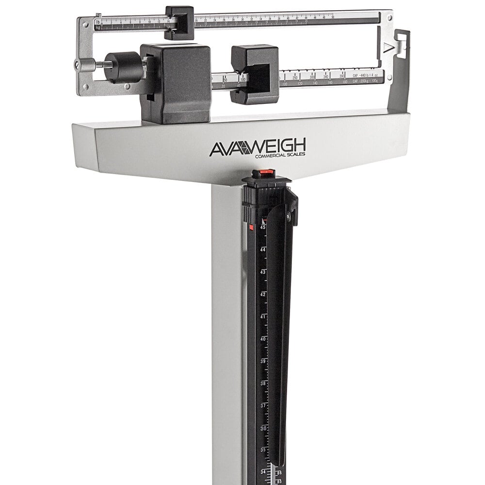 Avaweigh Msb440 440 Lb Eye Level Mechanical Beam Physicians Scale With