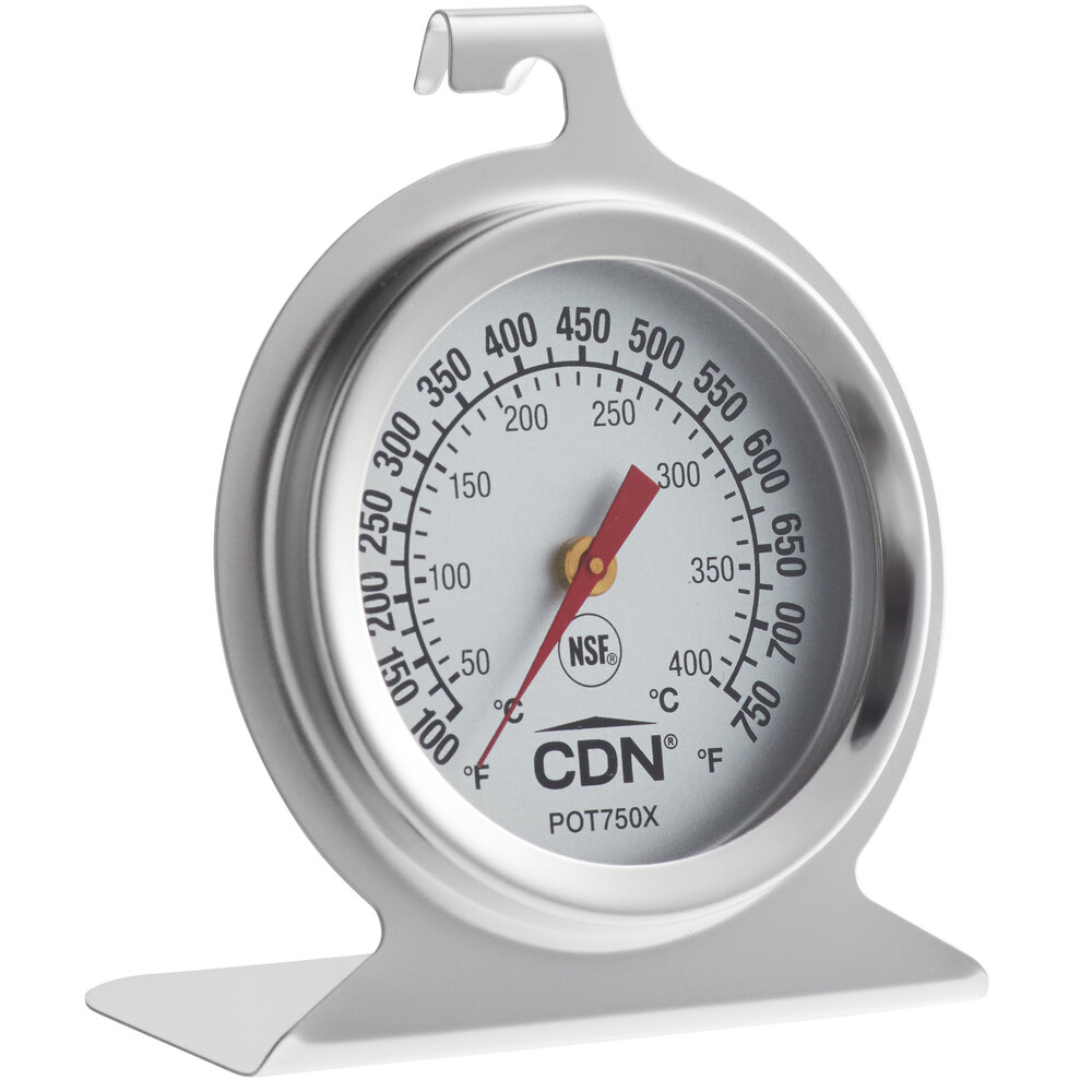 CDN POT750X ProAccurate 2" Dial HighHeat Oven Thermometer