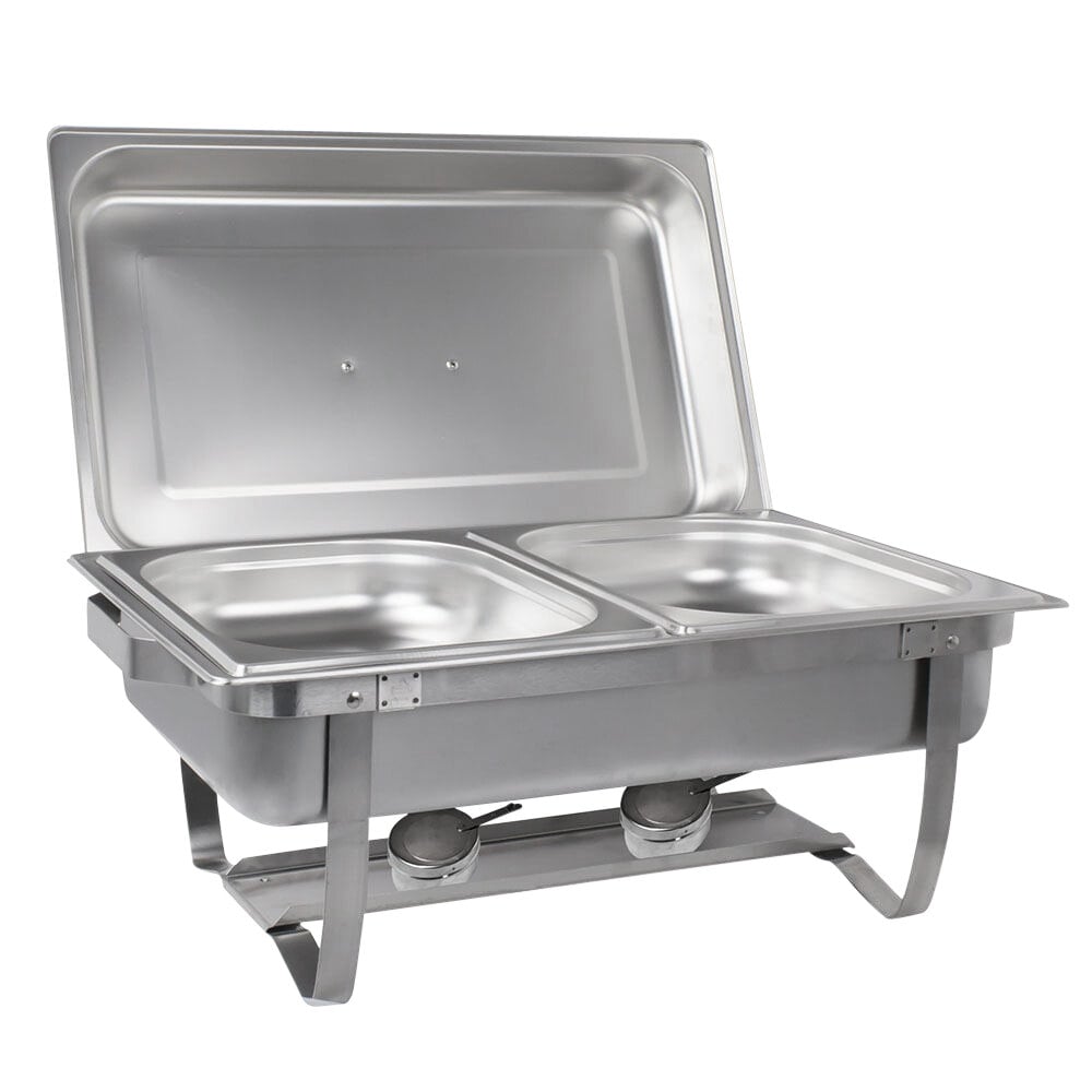 Sterno 70153 8 Qt. Foldable Frame Buffet Chafer Set