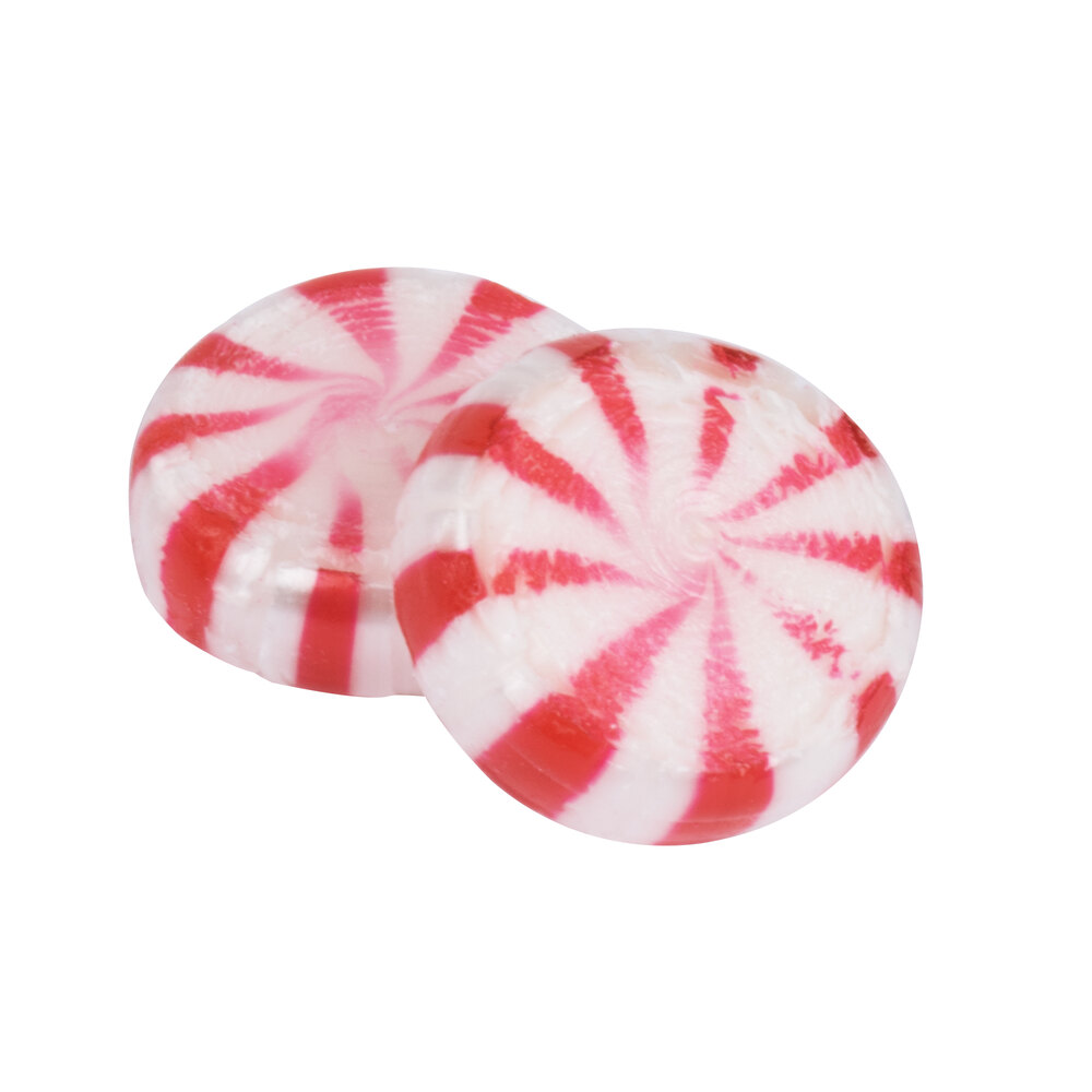 Peppermint Starlite Mints Individually Wrapped 5 lb. Bag 4/Case