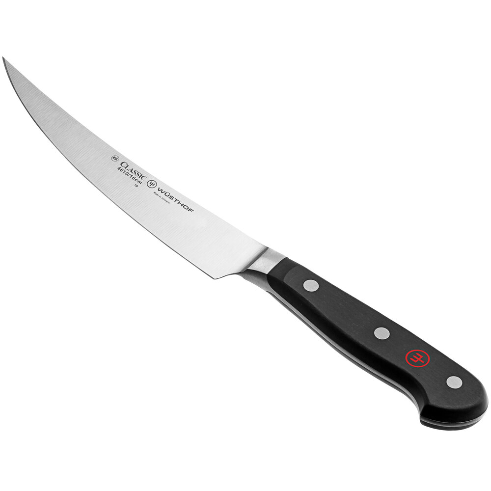 Wusthof 1040134516 Classic 6 Forged Curved Boning Knife With Pom Handle 