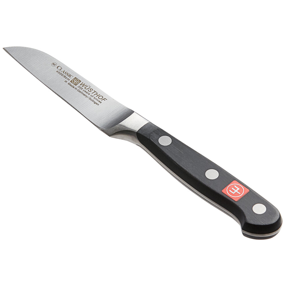Wusthof 40007 Classic 3" Flat Cut Paring Knife with POM Handle