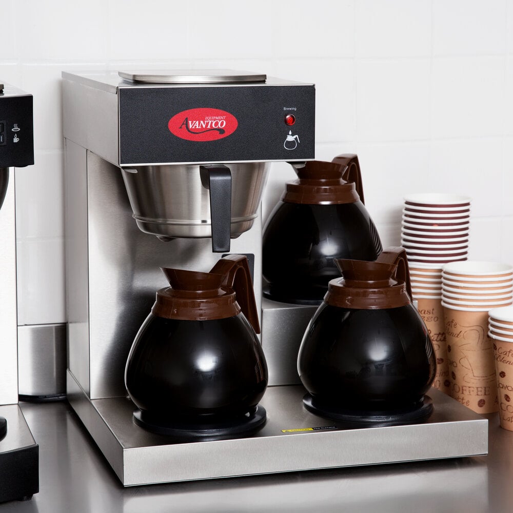 Avantco C30 Pourover Commercial Coffee Maker with 3 ...