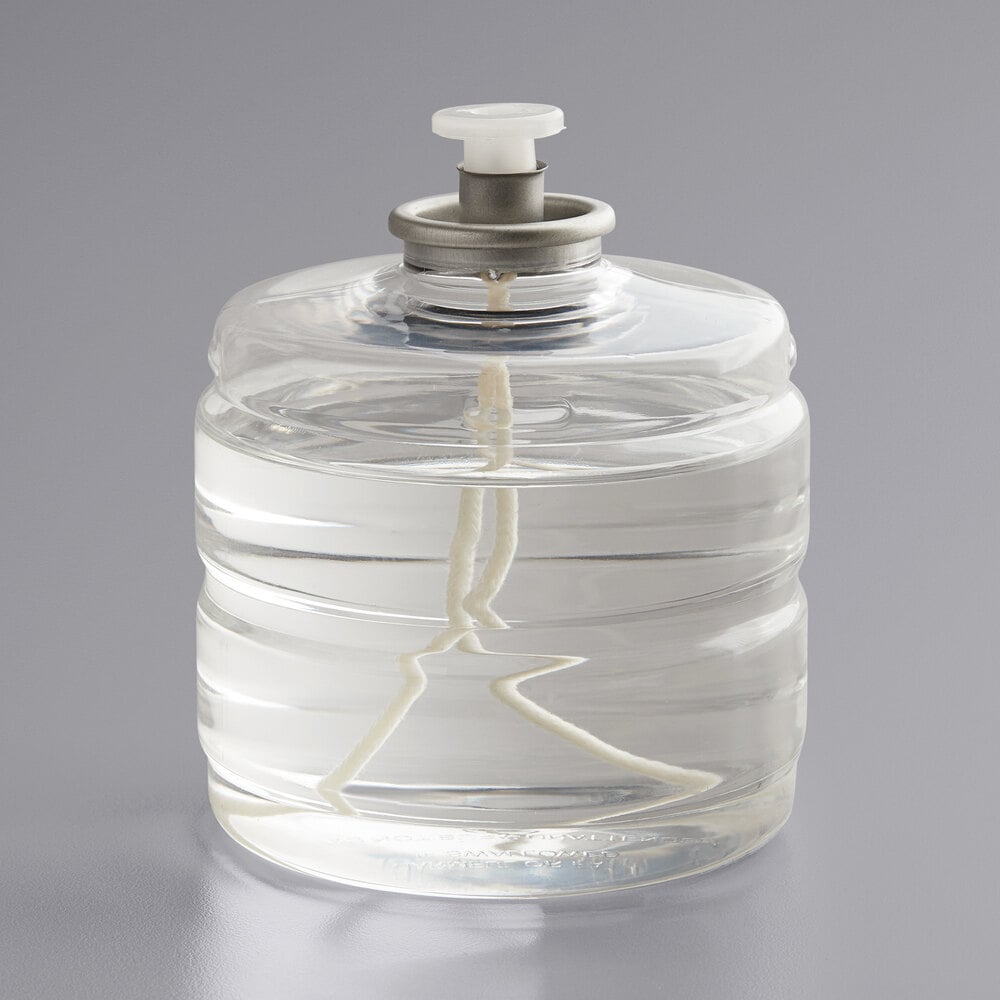 Leola Candle 100 Hour "Smokeless" Clear Liquid Candle Fuel Cartridge 12/Case