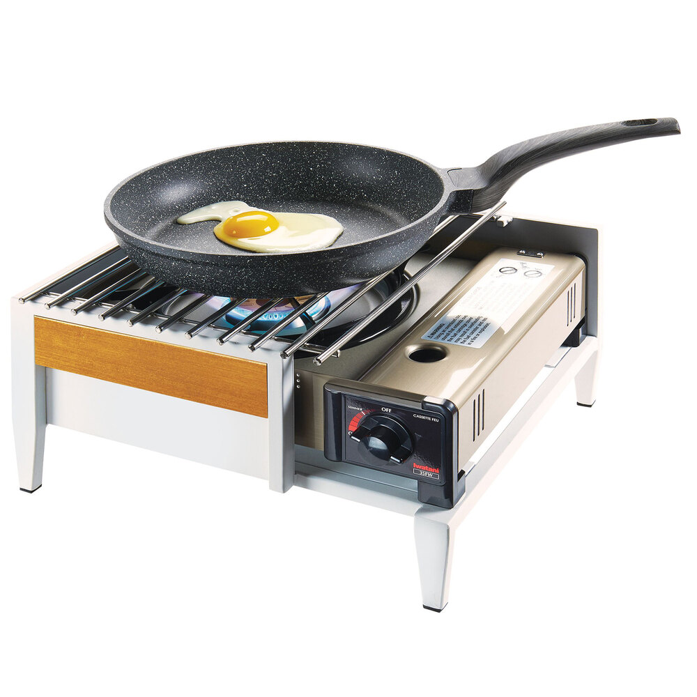 CalMil 2211515 Monterey White Butane Stove Frame 14" x 12 1/4" x 7 1/4"