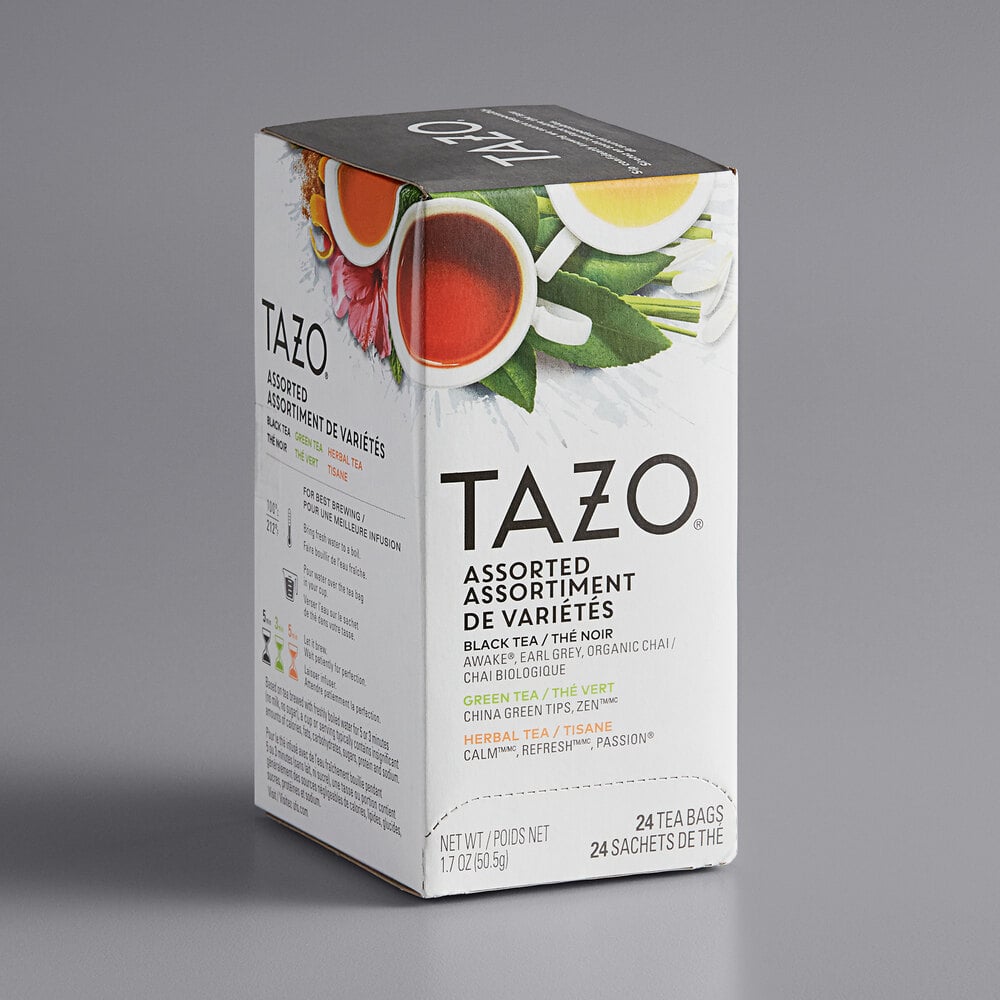 Tazo Assorted Tea Bag Variety Pack 24/Box