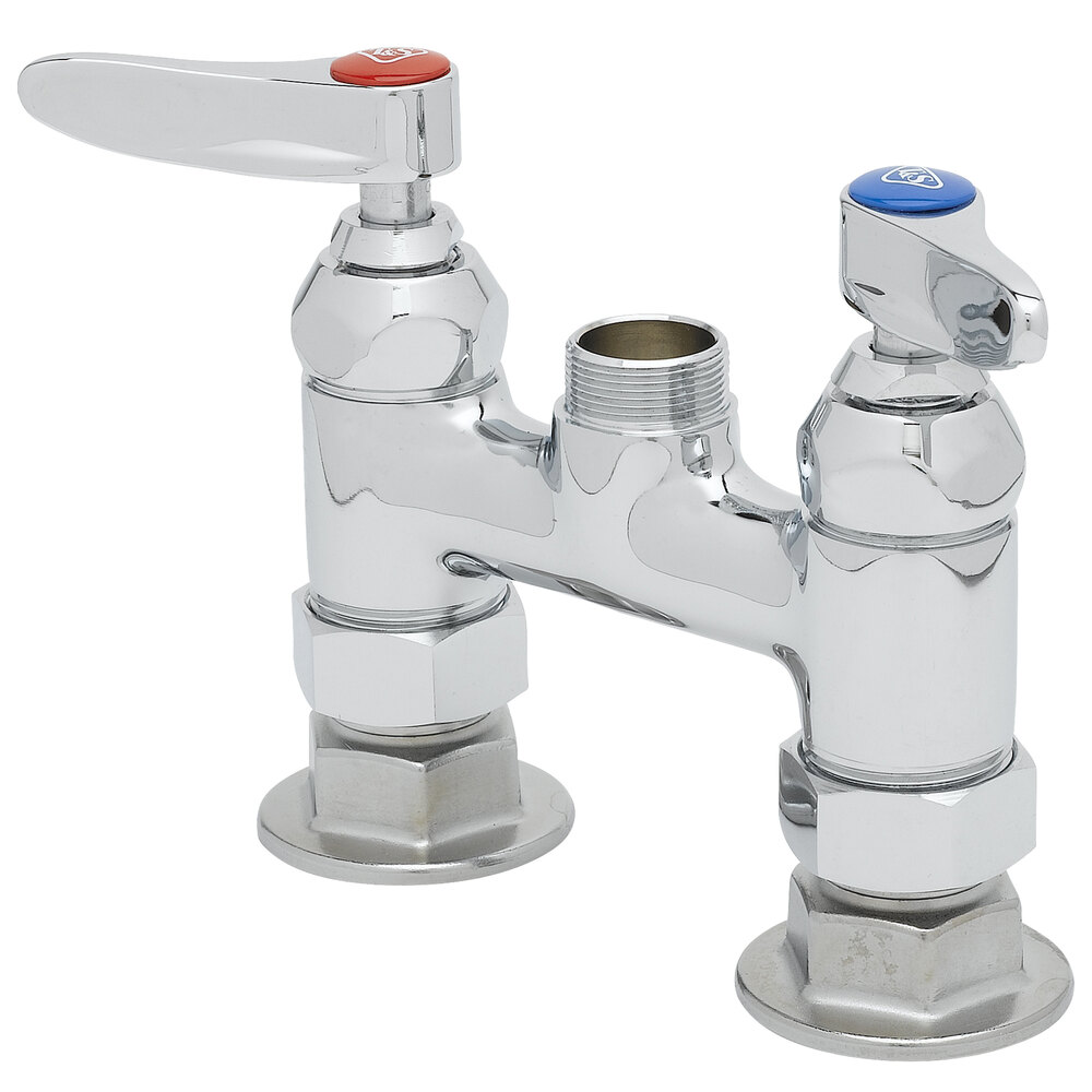 T S B Ln Deck Mounted Double Pantry Base Faucet With Centers