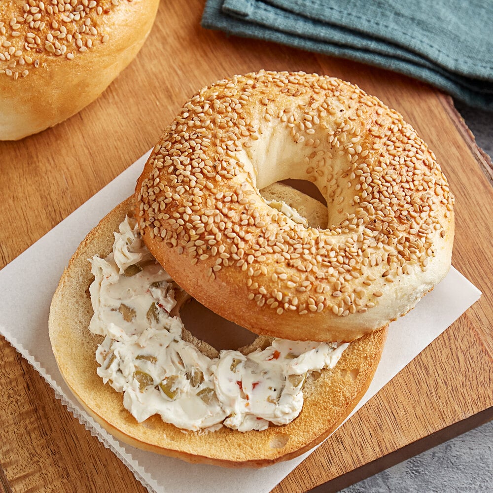 Original Bagel 4.5 oz. New York Style Sesame Seed Bagel 75/Case