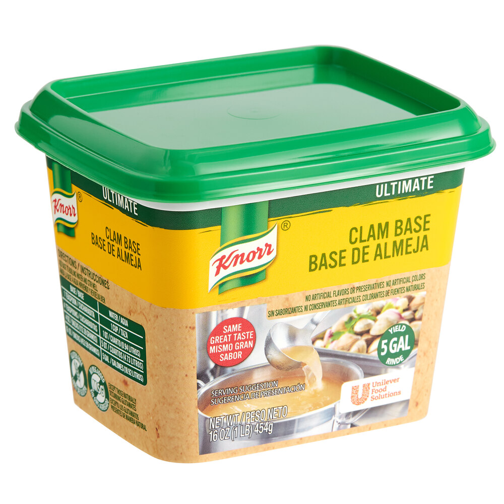 Knorr 1 lb. Ultimate Clam Bouillon Base 6/Case