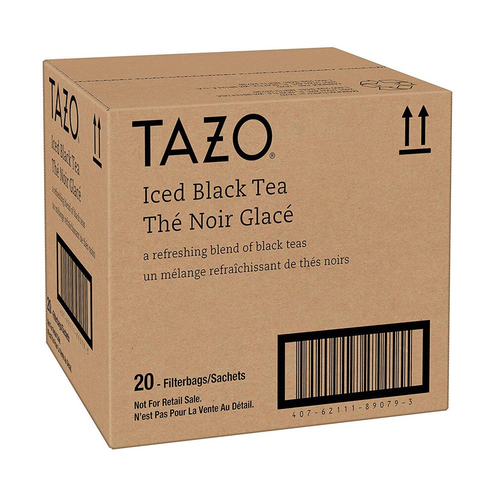 Tazo 1 Gallon Black Iced Tea Filter Bags 20/Case