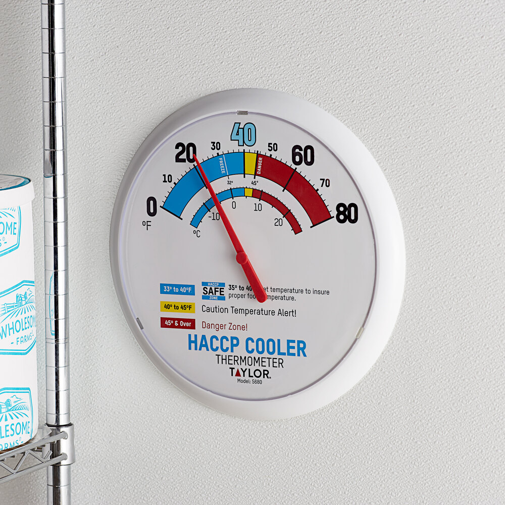 Taylor HACCP Cooler Wall Thermometer