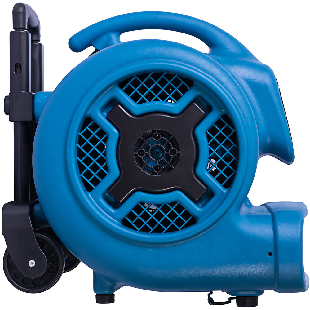 XPOWER P-800H Blue 3-Speed Air Mover with Telescopic Handle and Wheels ...