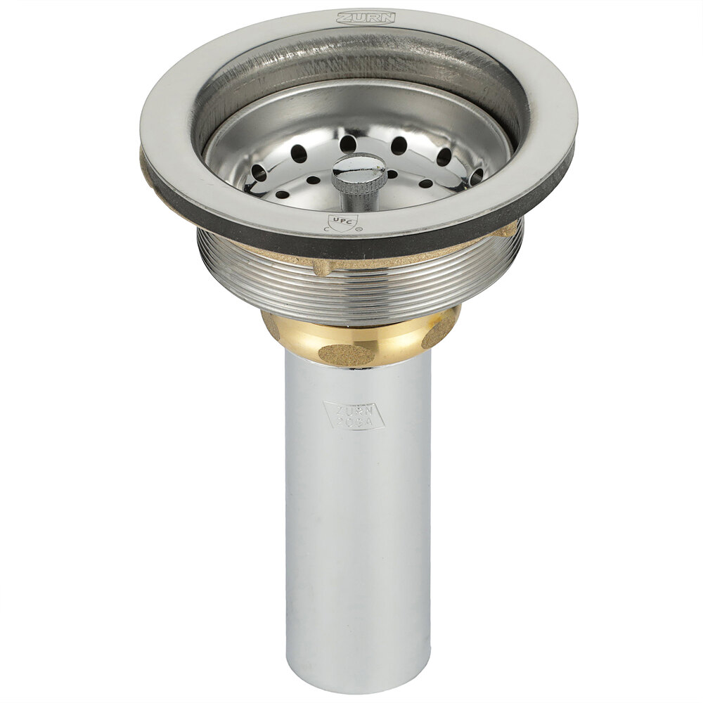 Lafati Stainless Steel Utility Sink Strainer - 4.5 Inch Standard Single Bowl Free Standing Kitchen Sink Strainer Farmhouse Bathroom Bar Laundry Room 3