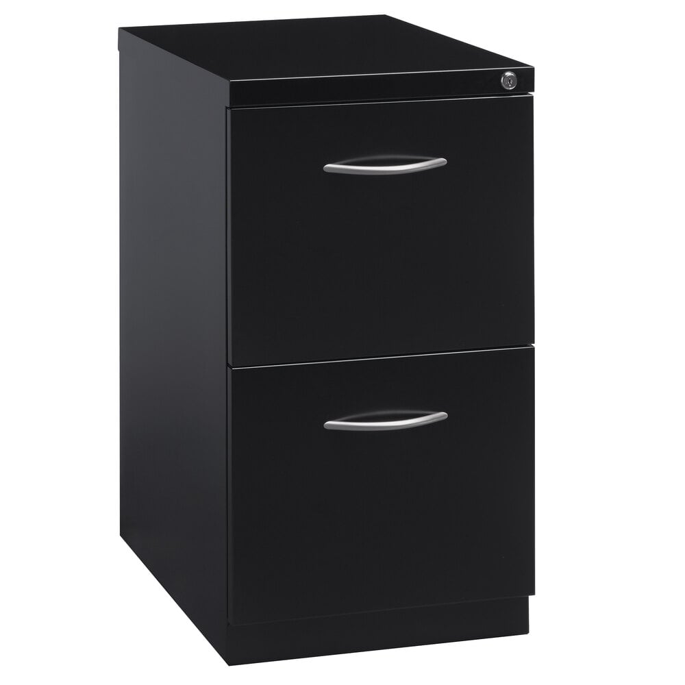 Hirsh Industries 21117 Black Mobile Pedestal Letter File with 2