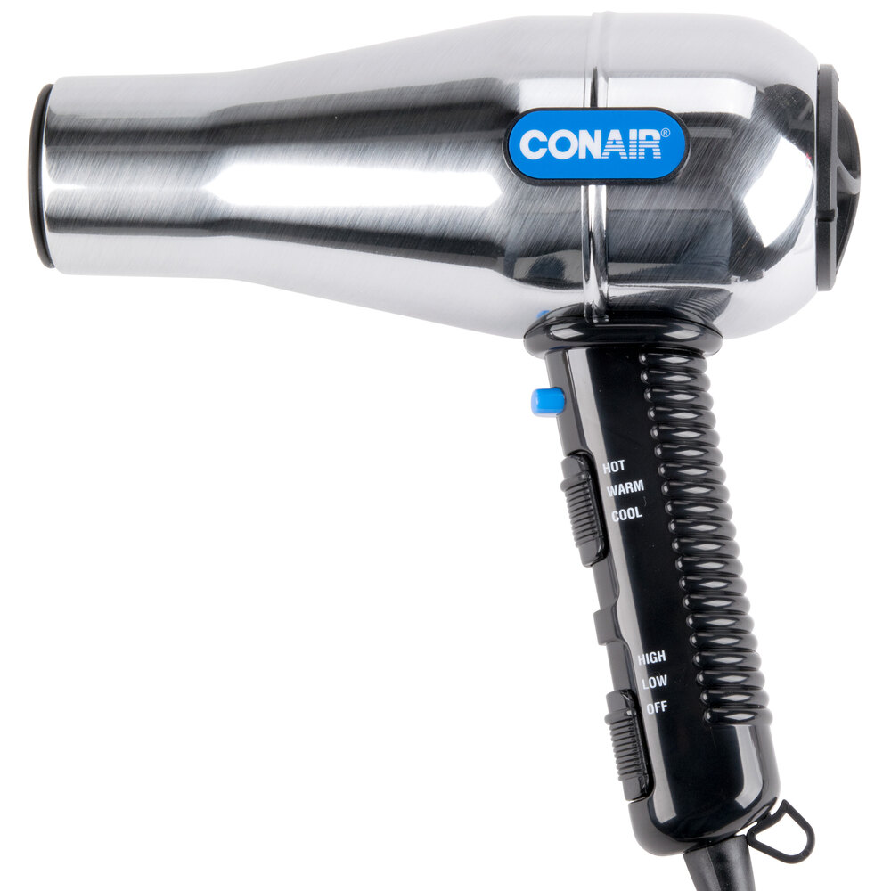 Conair 141WRW Full Size Brushed Metal SalonStyle Hair Dryer 1875W