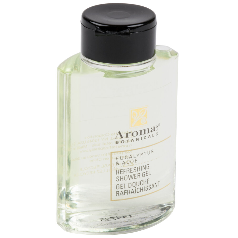 Aromae Botanicals Eucalyptus and Aloe Shower Gel 1 oz. 160/Case
