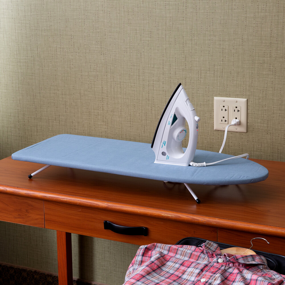 Wood Table Top Ironing Board with Cover