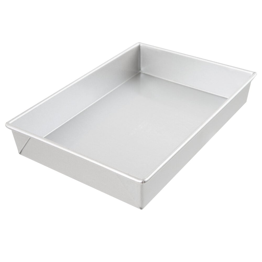 Chicago Metallic 21100 9" x 13" Glazed Aluminized Steel Rectangular