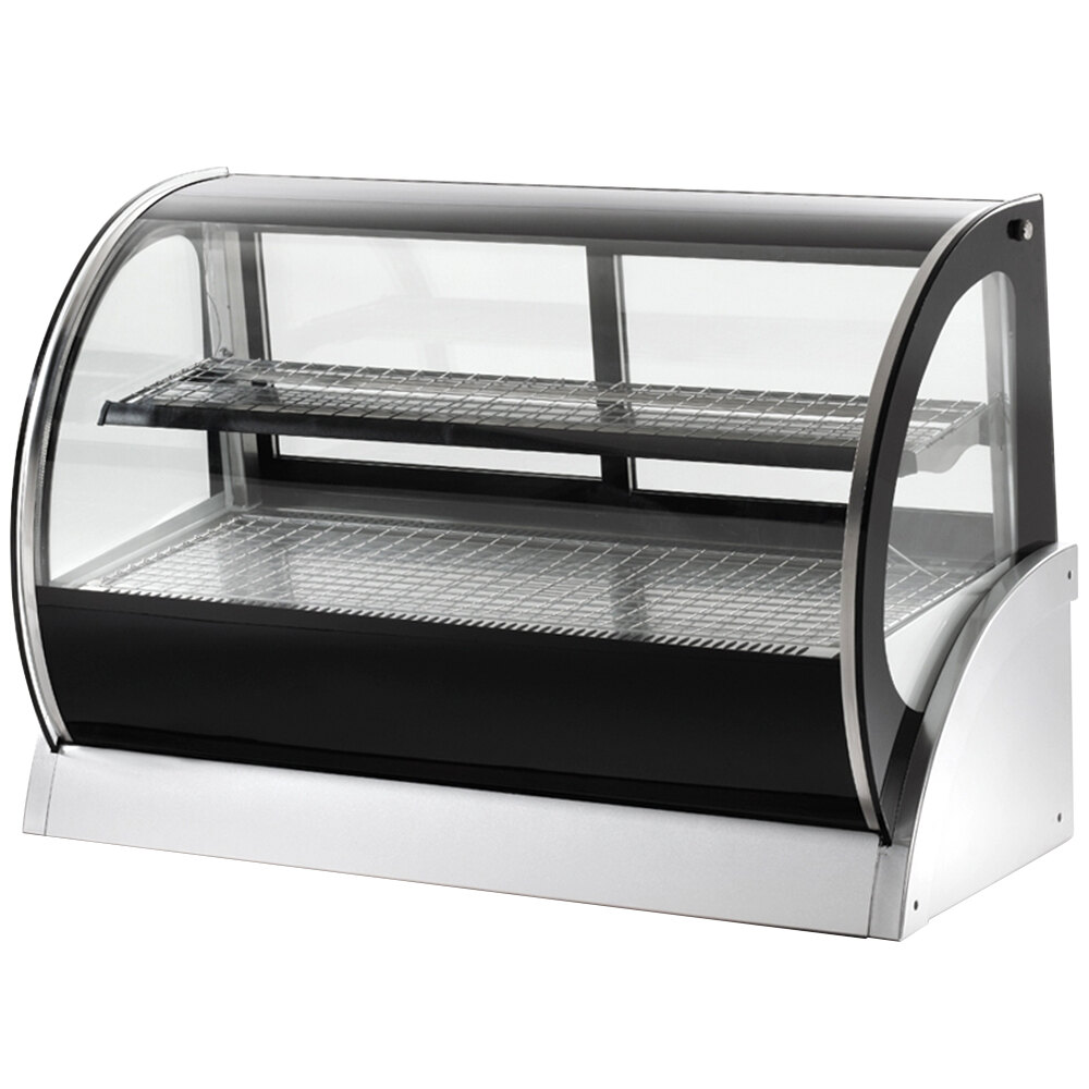 Vollrath 40855 36" Curved Glass Heated Countertop Display