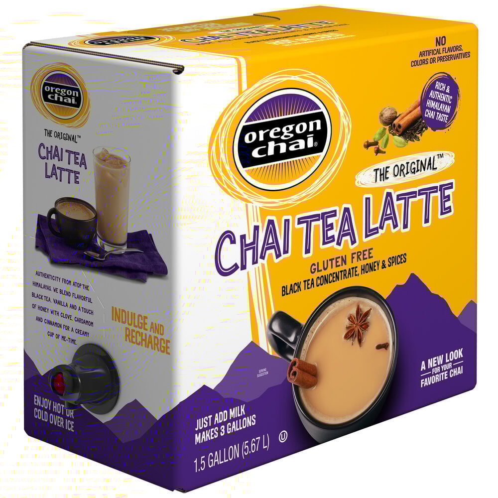Oregon Chai 1.5 Gallon Bag in Box Original Chai Tea Latte Concentrate