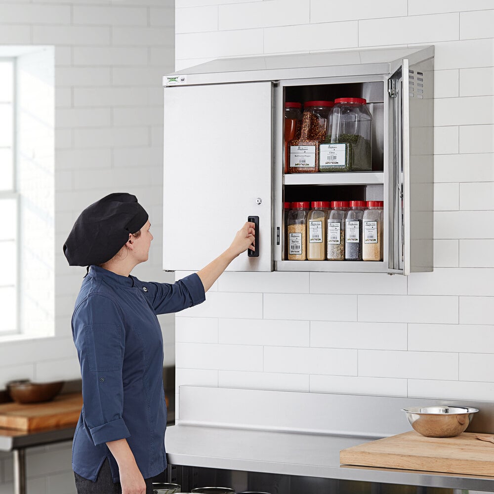 Regency 36" Stainless Steel Wall with Hinged Doors