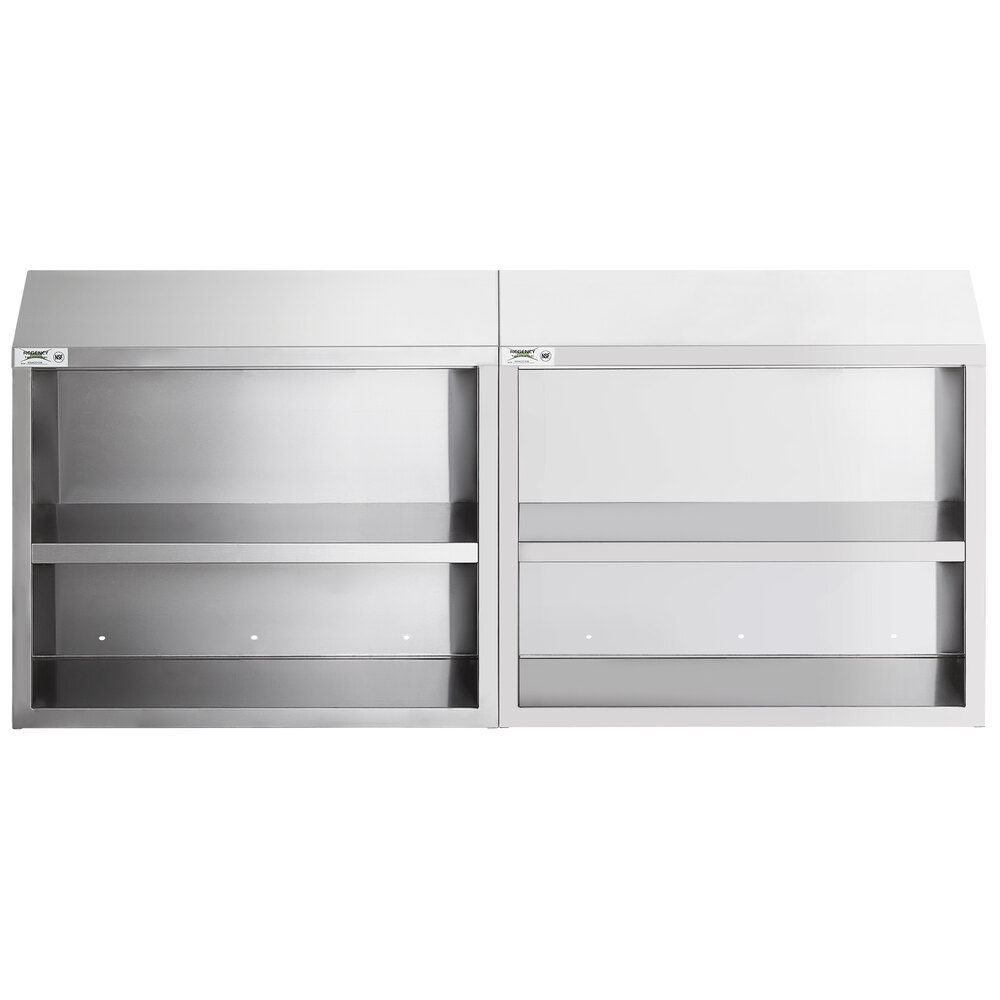 Regency 72" Stainless Steel Open Wall