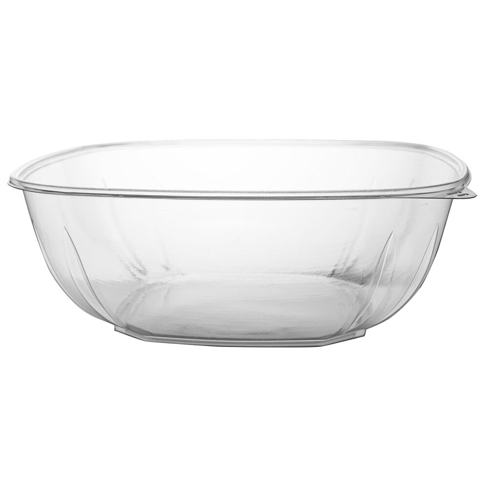 Fineline 15320V2LCL Super Bowl Plus 320 oz. Clear Extra Large Square