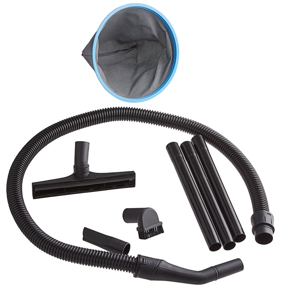 Lavex Janitorial 2 1/2 Gallon Poly Commercial Wet / Dry Vacuum with