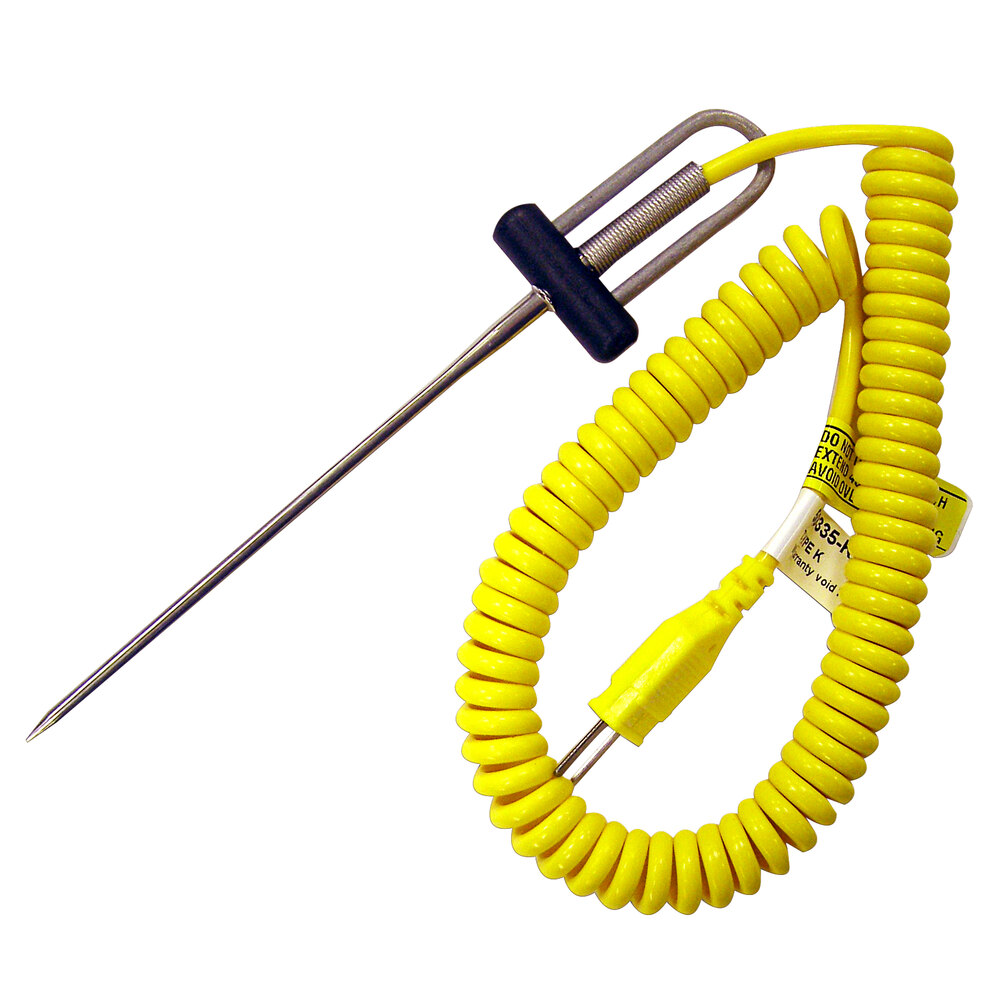 CooperAtkins 5033510K 10" TypeK Needle Probe with 48" Coiled Cable