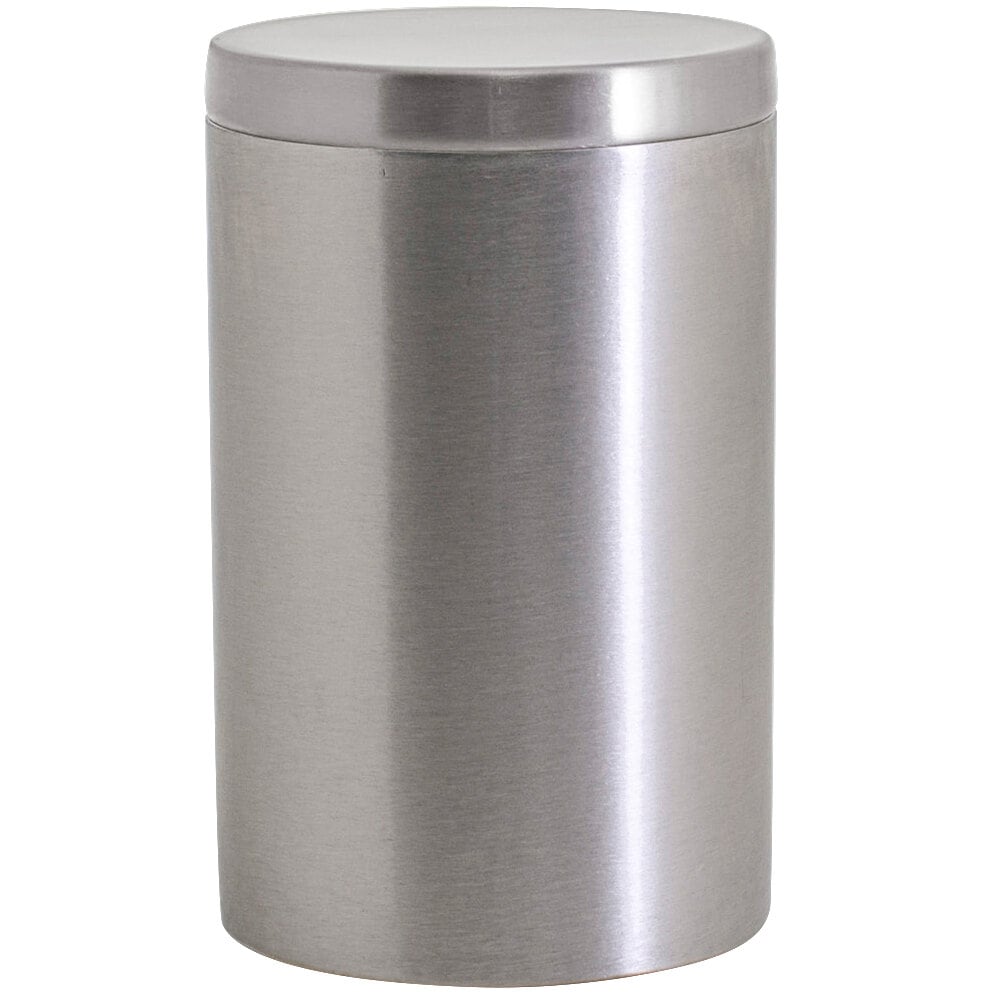 Front of the House RJR024BSS23 10 oz. Round Brushed Stainless Steel Jar ...