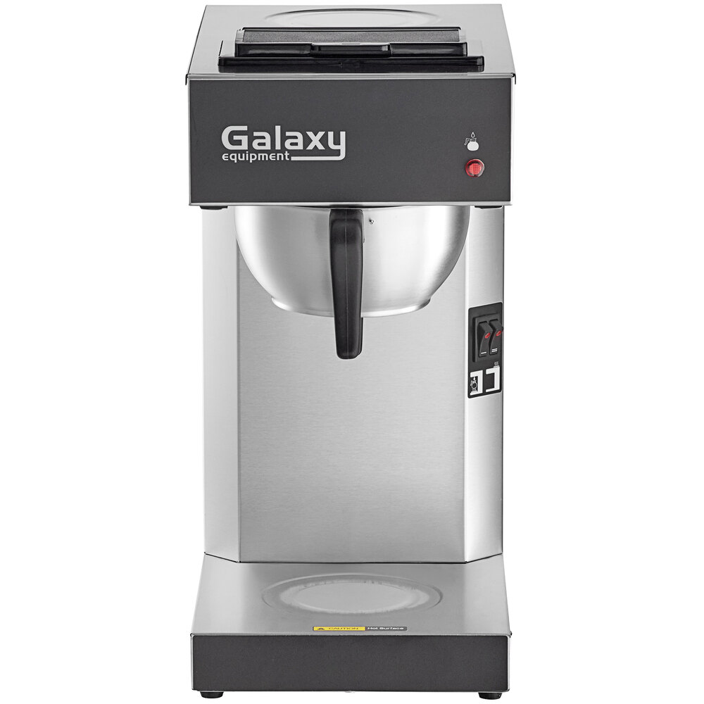 Galaxy Pourover Commercial Coffee Maker with 2 Warmers and Toggle